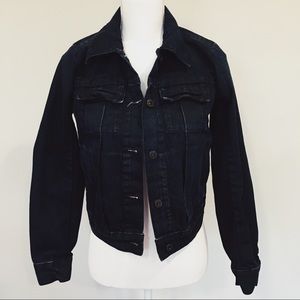 EUC Lucky Brand Dark Wash Denim Jacket